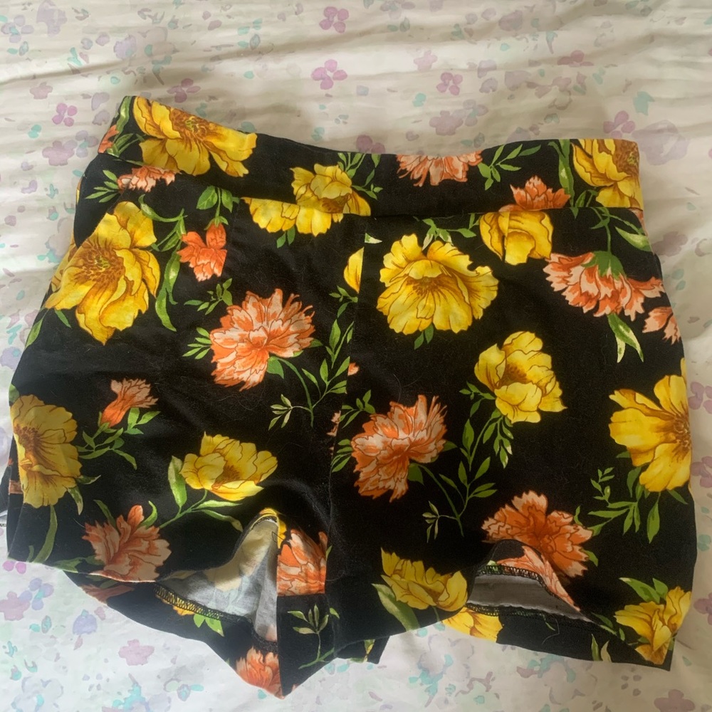 Floral Print Shorts